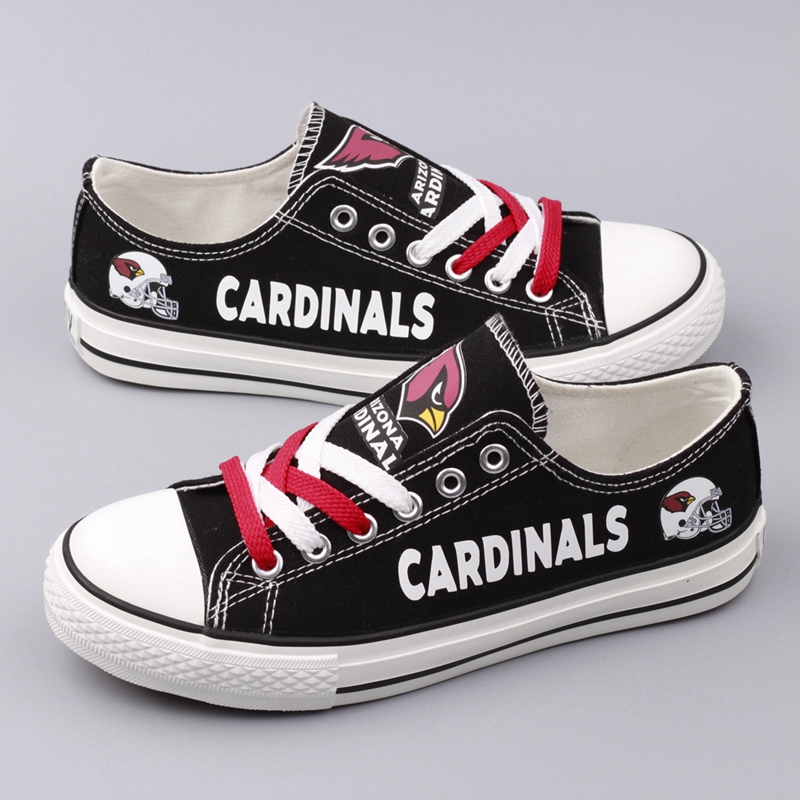 Women's Arizona Cardinals Repeat Print Low Top Sneakers 001